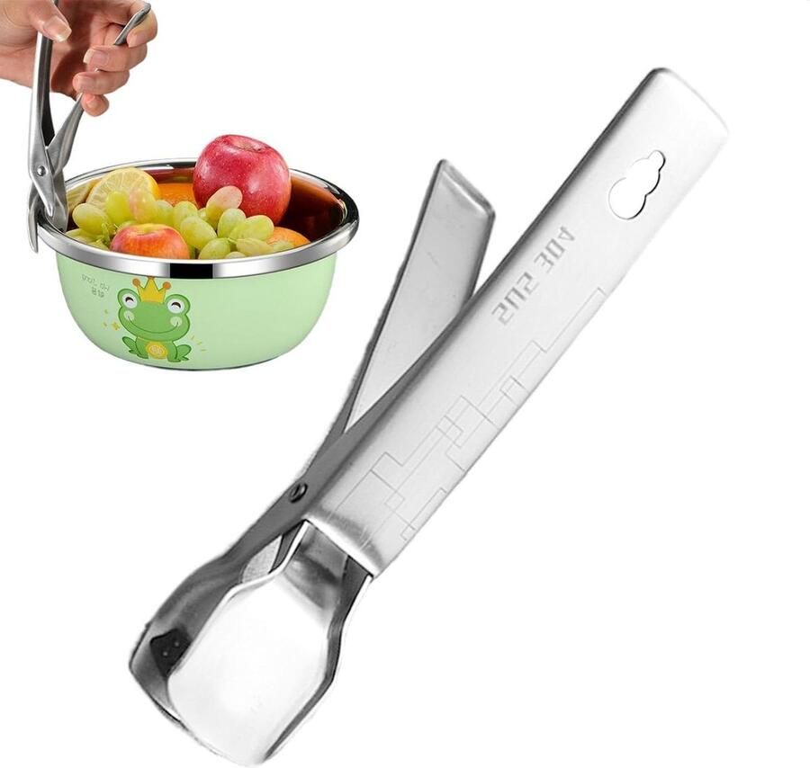 Hot Dish Gripper Praktische clips voor schotelhouder met pannetang ergonomische anti-verbrandingsclip voor hete grills picknick thuis