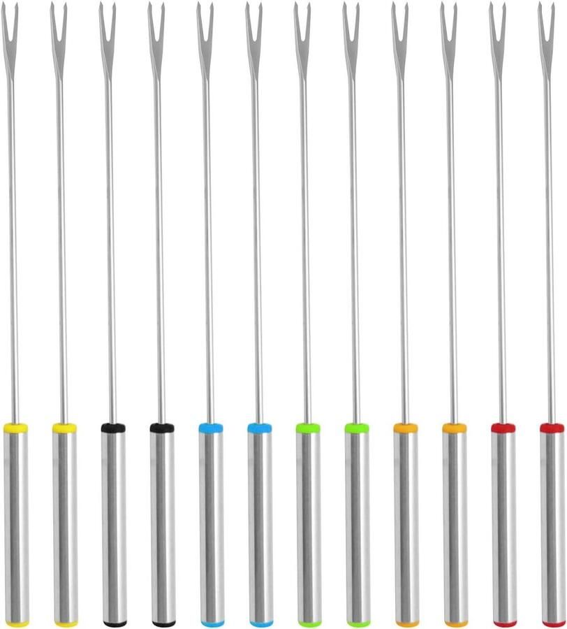 Hot Pot Vorken Set 12 Stuks Roestvrij Stalen Fondue Vorken