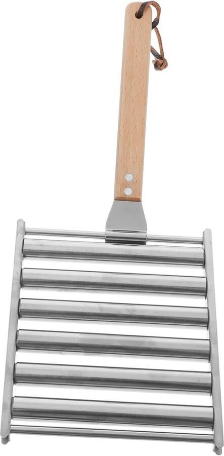Hotdog Grillrek Worstenroller BBQ Buiten Koken Stevige Oven Eindhouder 33 x 14 cm