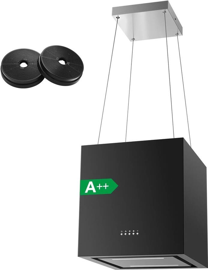 House of Balance Afzuigkap Lamp 700 Label A++- Krachtige Zuigkracht 2 in 1 Kanaalloze Afzuigkap Premium Design Ruimte en Energie Besparend