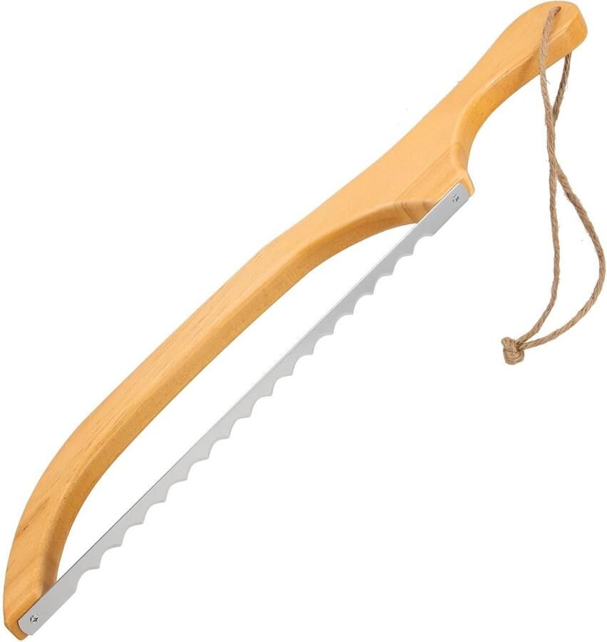 Houten Brood Snijder Bakgereedschap Zelf Brood Maken Ergonomisch Handvat 30.5 cm Niet gespecificeerd