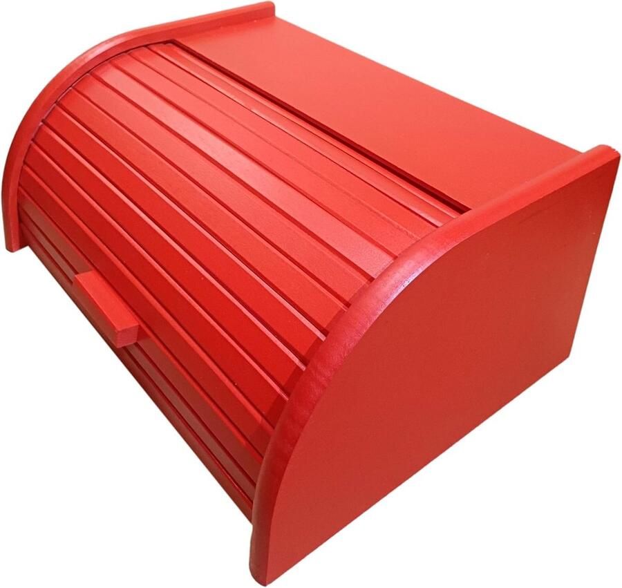 Houten Broodtrommel met Rol- of Drop-down Deur voor Vers Brood