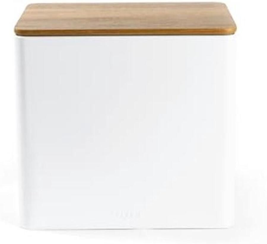 Houten Broodtrommel voor 2 Broden – Moderne en Stijlvolle Opberger voor Brood Bagels en Gebak