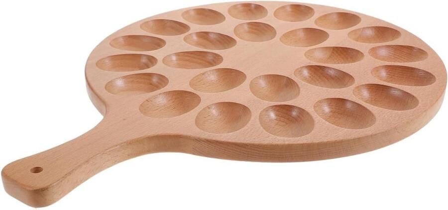 Houten Eierhouder Paas Schotel Feestelijke Presentatie Multifunctioneel Ontwerp 40 cm Natuurlijk Hout
