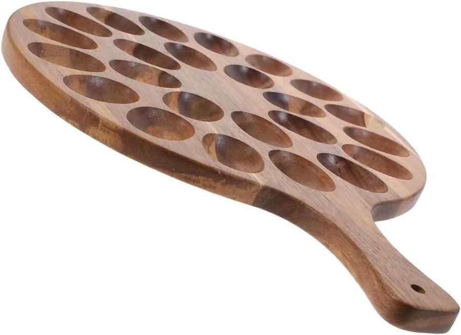 Houten Eierrek Eierhouder Hout Paasdecoratie Opslag Groot Formaat 40.6x30x1.5cm Niet gespecificeerd