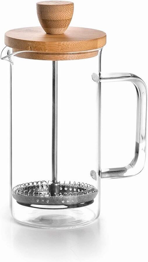 Houten French Press Koffiezetapparaat 350 ML Ideaal voor Gemalen Koffie