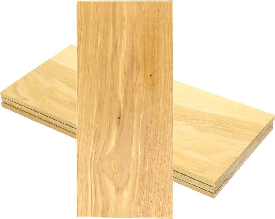 Houten Grillplank 12 x 5 Hickory 4-Pack