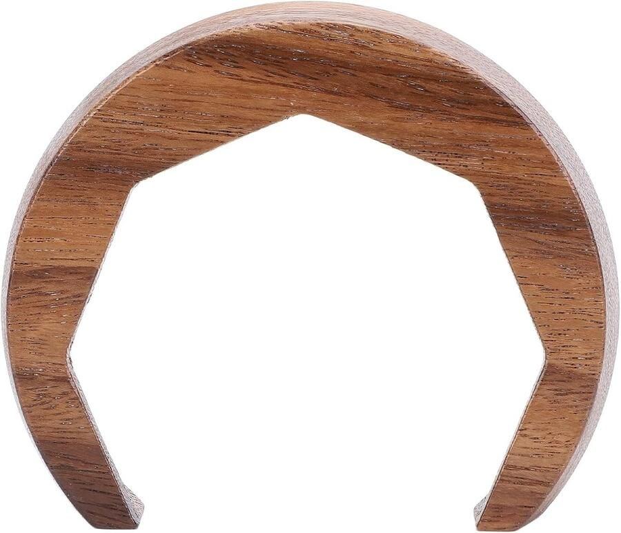 Houten Groepshoofdonderdeel Koffiemachine Ring Koffie Zetten Hittebestendig Ontwerp 13 x 10 x 3 cm Walnoot