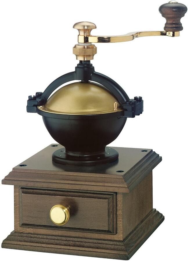 Houten Koffiemolen met Traploze Maalgraadinstelling Van Fijn tot Filter