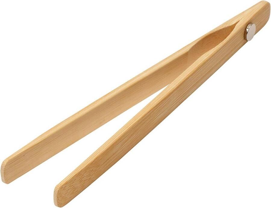 Houten Magnetische Toast Tang Ideaal voor Veilig Toast Voor het Broodrooster