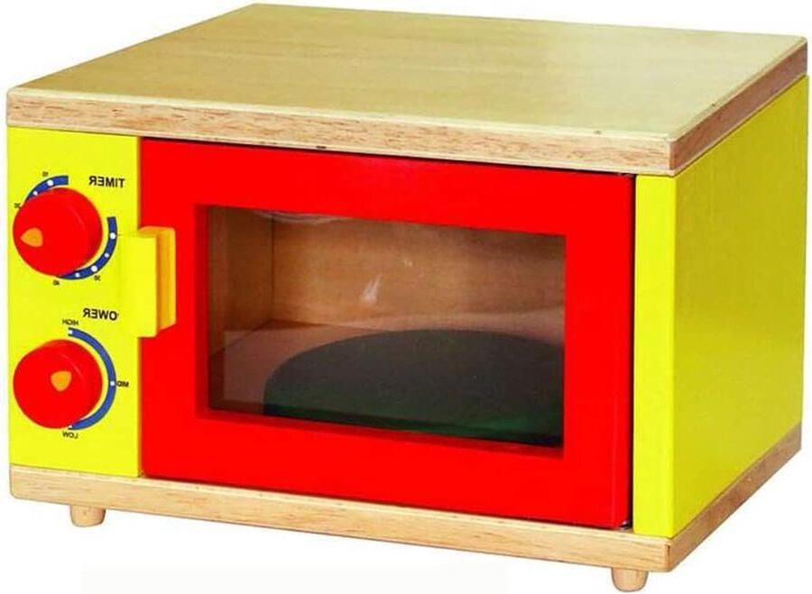 Houten Magnetron Keuken Apparaat Snel Opwarmen Nieuwe Stijl 28 cm Houtkleur