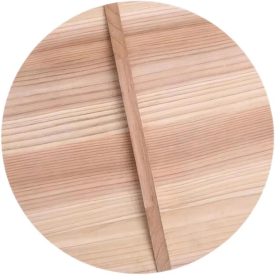 Houten Pannendeksel Keuken Accessoire Koken Beschermen Hittebestendig Handvat 20 cm Houtkleur