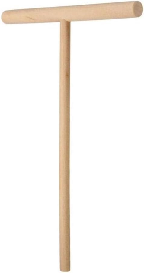 Houten Pannenkoek Spreider Crêpe Tool Beslag Verdelen Natuurlijk Beukenhout 12 x 16 cm Houtkleur