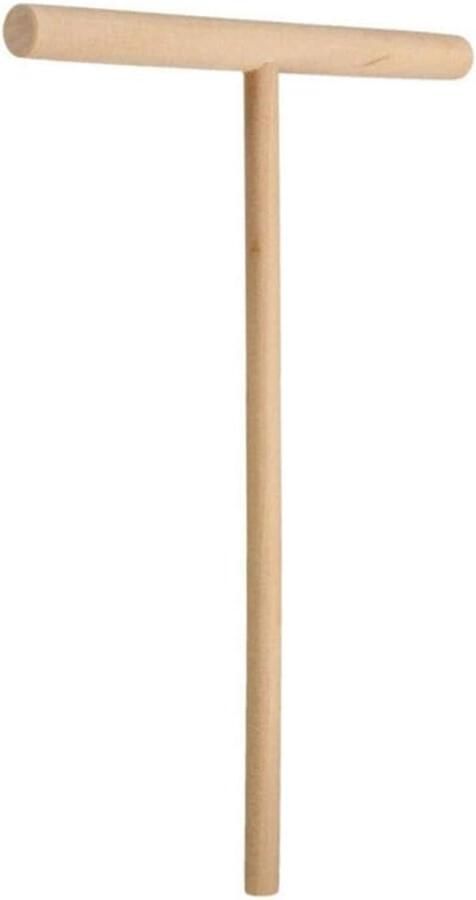 Houten Pannenkoeken Spreider Crêpe Spreader Pannenkoeken Maken Natuurlijk Beukenhout 12 x 16 cm Houtkleur