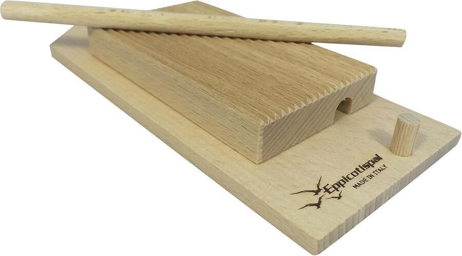 Houten Pastamaker voor Garganelli en Gnocchi Handig Keukenhulpmiddel voor Zelfgemaakte Pasta