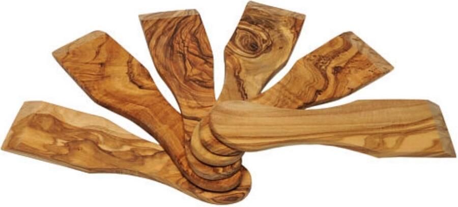 Houten Raclette Spatels Unieke Olijfhouten Keukengerei