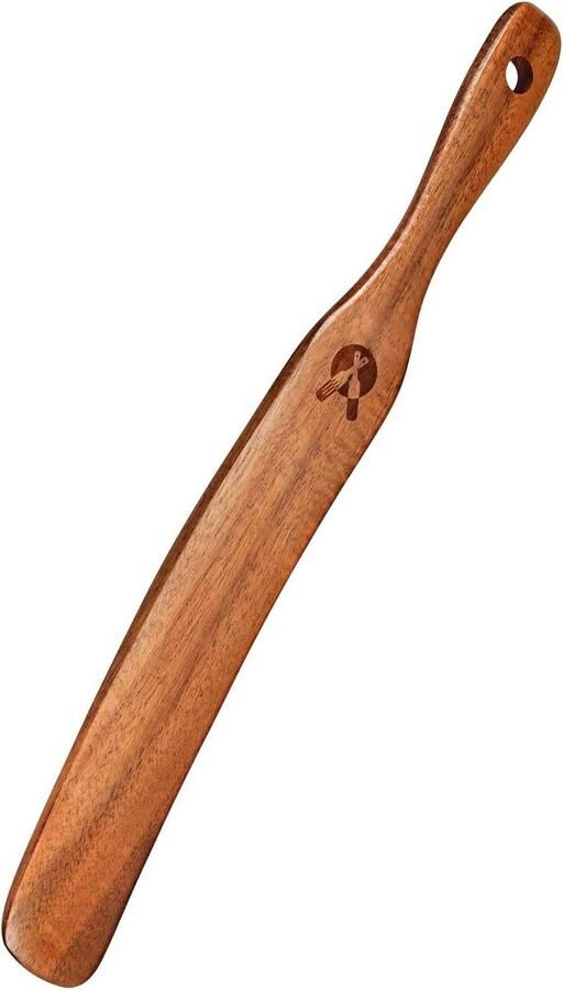 Houten Roerstaaf Houten Lepel Dranken Mengen Gladde Rand 27.9 cm Natuurlijk