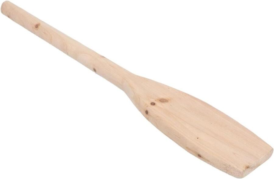 Houten Roerstaaf Mengkolf Roerhout Brouwen en Koken Lange Handgreep 70 cm Beige