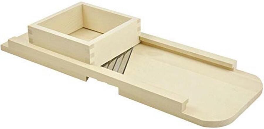 Houten snijmachine voor groente en fruit 65 cm