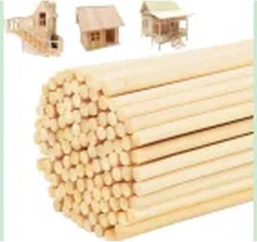 Houten stokjes voor knutselen 150 stuks ideaal voor suikerspin ijsjes en ambachtelijke projecten gladde bamboe houten sticks