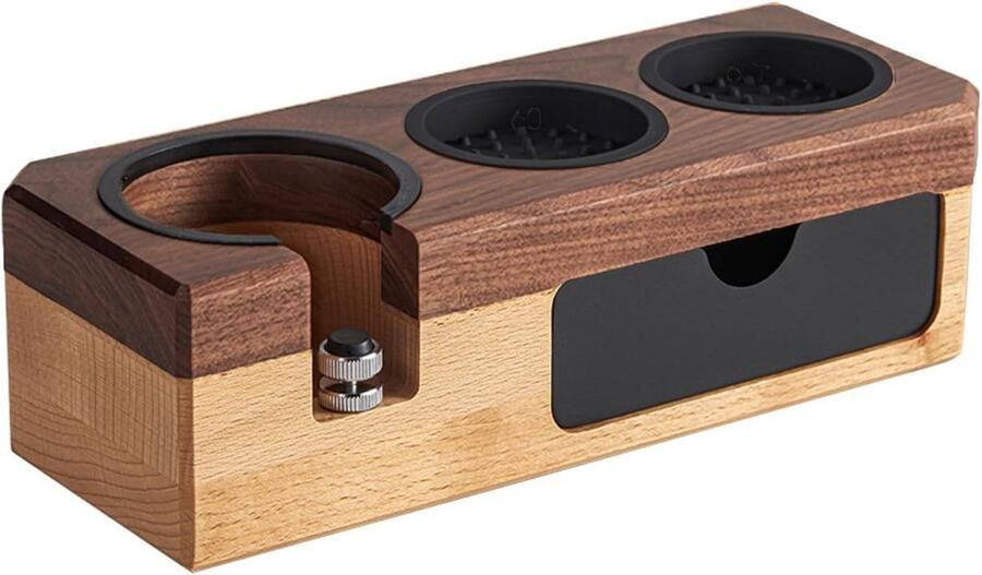 Houten Tamping Station voor Espresso Portafilter en Koffie Accessoires