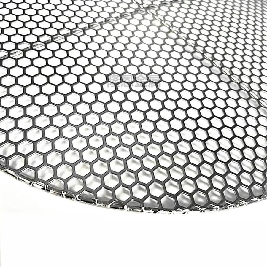 Houtskool Rooster Grill Net Buiten Koken Verstelbare Diameter 34CM Zilver