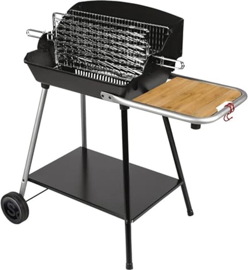 Houtskoolgrill met Geavanceerde Kooktechnologie voor Sappig Vlees