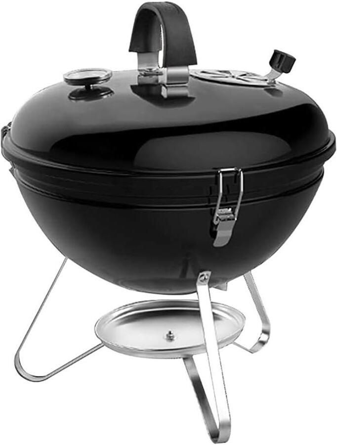 Houtskoolgrill Oven Buiten Grill Buiten Koken Gelijkmatige Warmte 37.5 x 37.5 x 45.5 cm Multicolor