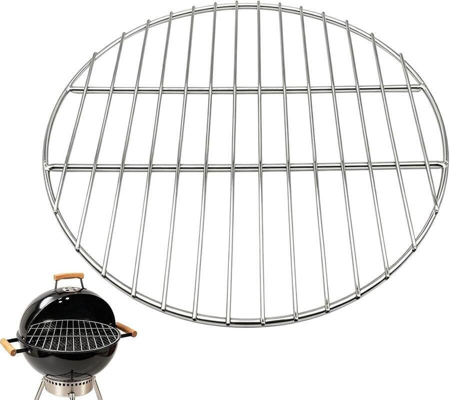 Houtskool Roosterplaat Hittebestendig Roestvrijstalen Houtskool Grillrooster Voor Buiten Picknick Tuinbarbecue BBQ Achtertuinbarbecue Bijeenkomsten Familie Vrienden