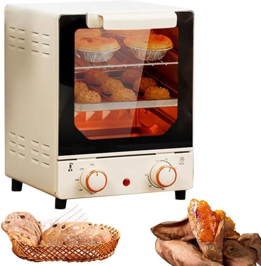 Huishoudelijke Bakoven Mini Oven Keuken Brood Taart Bakken Verticale Drielaagse Ruimte 15 Liter Capaciteit