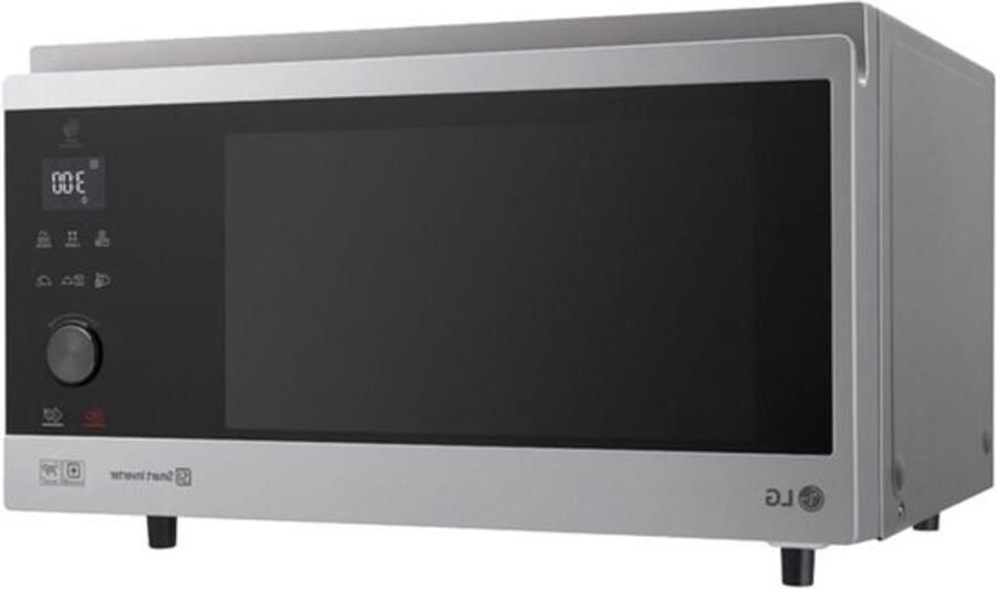 Hybride heteluchtoven Magnetron en grill Snel koken Kwartsgrilltechnologie 39 liter capaciteit Zilver