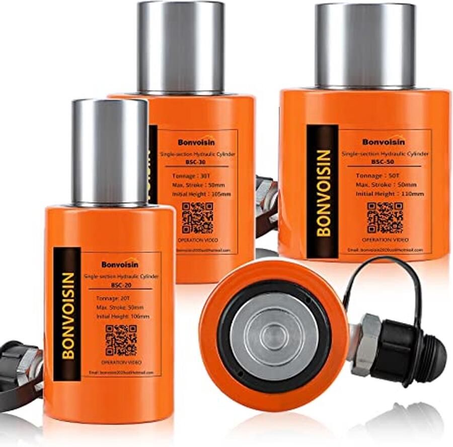 Hydraulische cilinder 20T met 50mm hub voor zware toepassingen