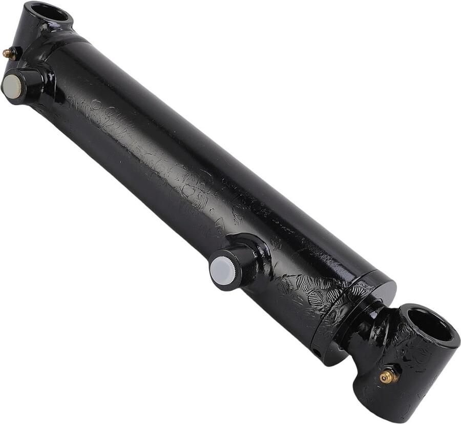 Hydraulische Cilinder Dubbelwerkend Kracht Toepassen Stalen Trekstang 18 Inch Slag Zilver