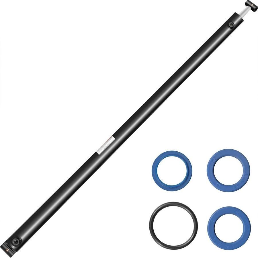 Hydraulische Cilinder Dubbelwerkend Ram Mobiele Apparaten Sterke Lasconstructie 914 mm Hef Zwart