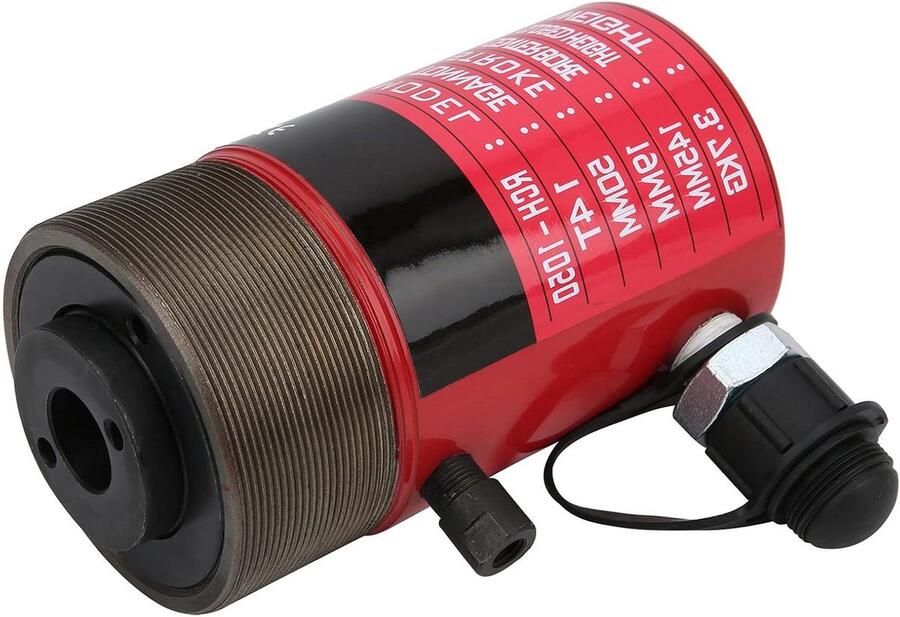 Hydraulische Cilinder Krachtcilinder Hefcilinder Industrieel Gebruik Holle Plunjer 4T Capaciteit Rood