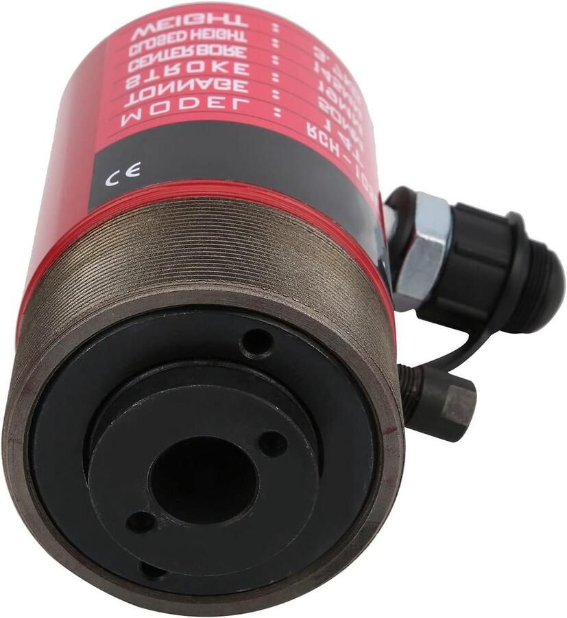 Hydraulische Cilinder Zuiger Cilinder Zware Hefwerkzaamheden Holle Zuiger Ontwerp 14 Ton Capaciteit Rood