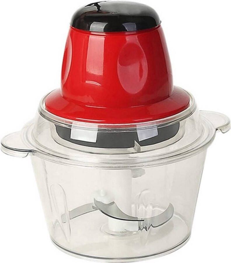 IBBO Shop Elektrische hakmolen fruit groente hakmolen Keukengerei Foodprocessor Groentesnijder Uiensnijder Chopper RVS Messen 1600 ml 250W