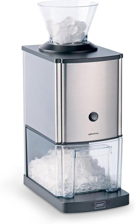 IJs Crusher IJsmachine Cocktails Maken Roestvrij Staal 3 Liter Inhoud Zilver