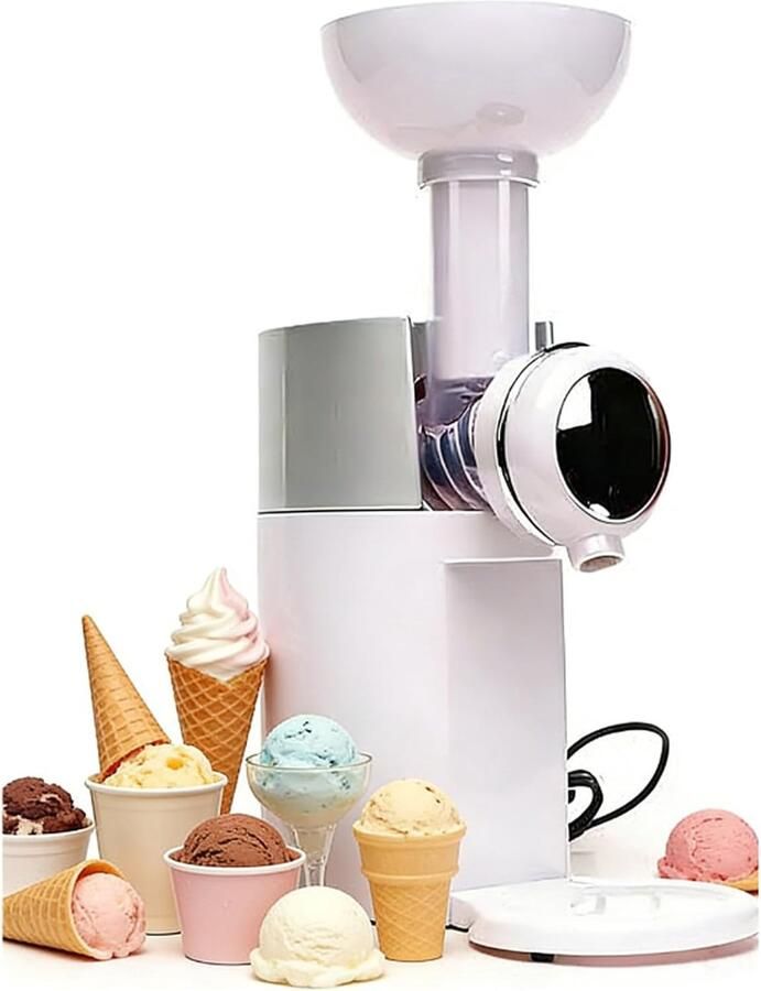 IJs machine Dessertmaker IJsmaker Gezonde Desserts Maken Zelfgemaakte Soft Serve 24 x 16 x 33.5 cm
