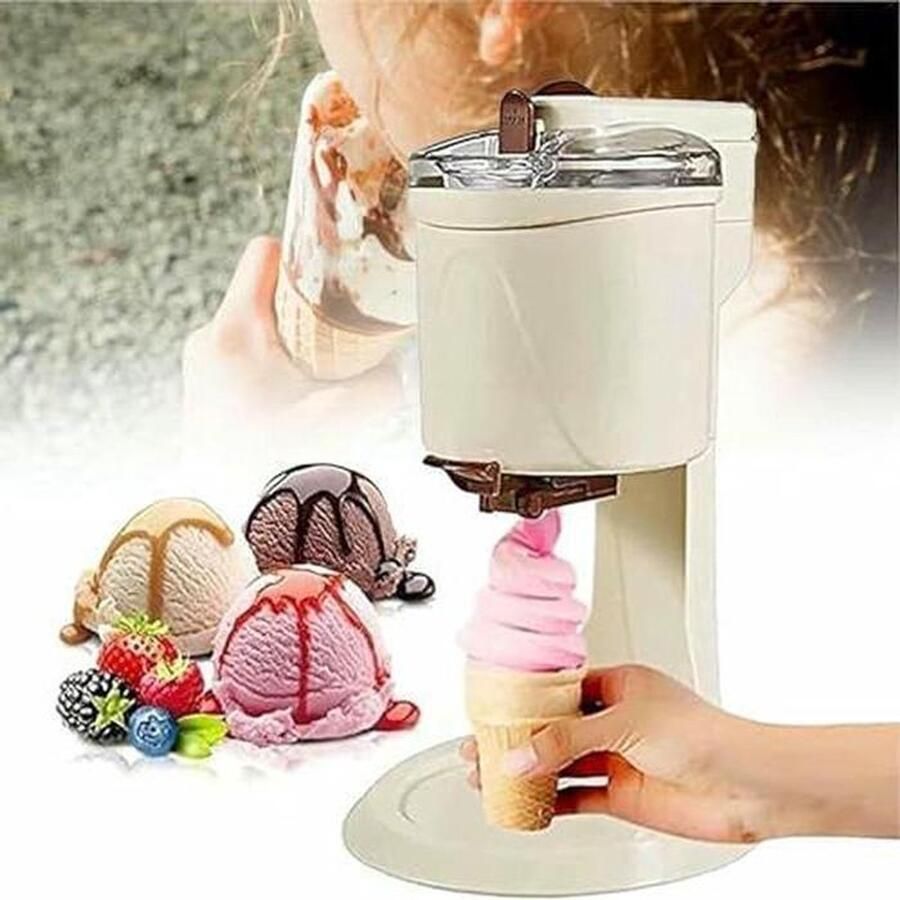 IJs Maker Dessert Machine Zelfgemaakte Desserts Snel Romig IJs 1000 ml Wit