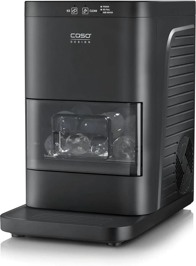 IJsballenmaker met Compressor Zelfvriezende Ijsmachine voor Kristalheldere IJsballen 50-55 mm 1 3 Liter Watertank met Zelfreiniging en LED Display Voor Whisky Gin Cocktails Thuisbar en Feestjes