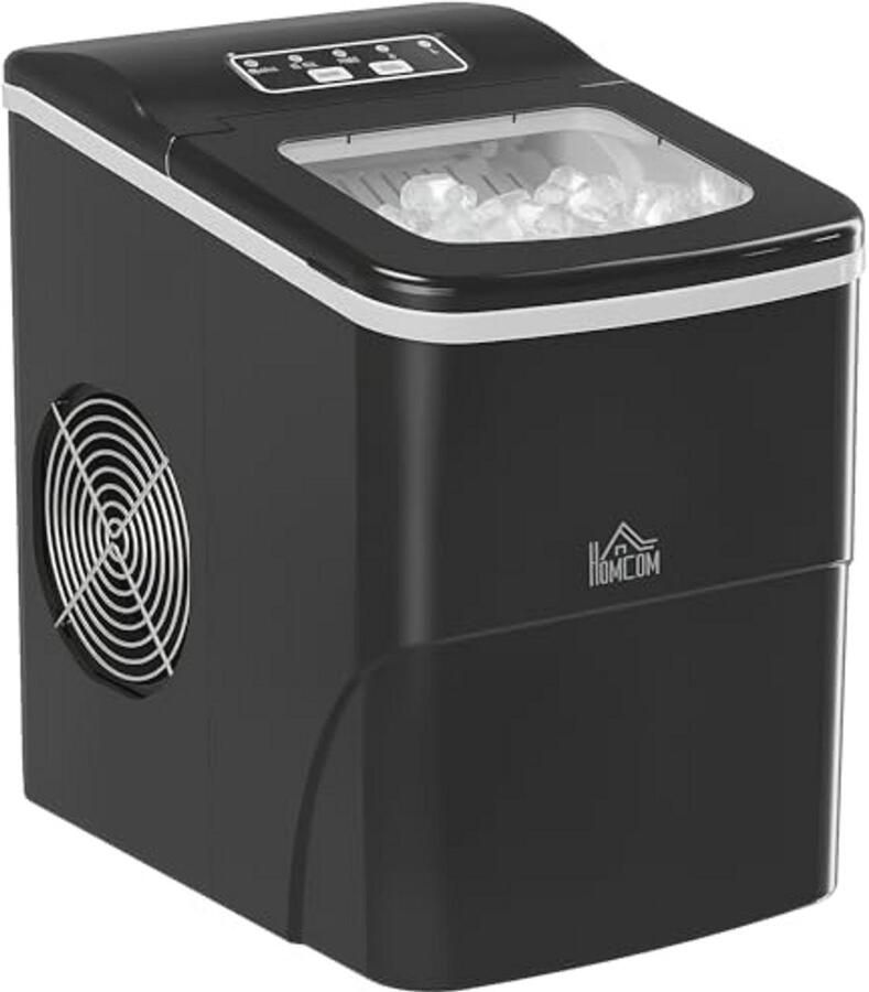 IJsblokjesmachine 12kg per 24u met LED-display en zelfreinigende functie - Foto 1