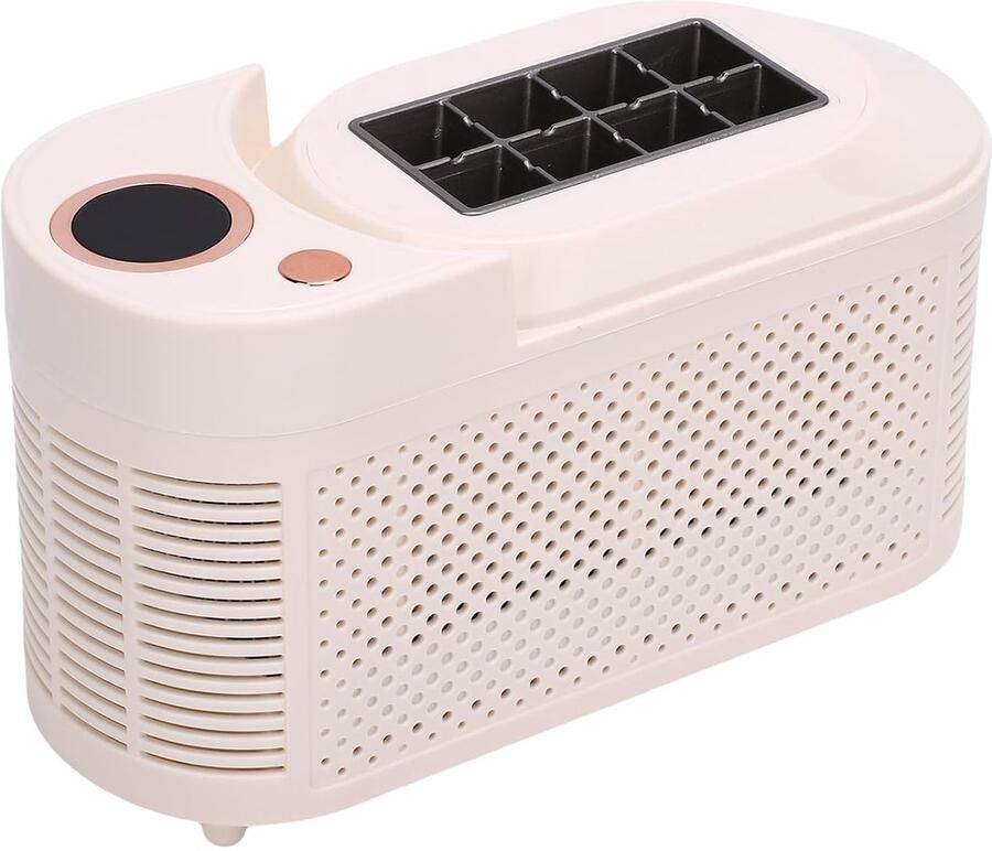 IJsblokjesmachine Aanrecht Compacte IJsmaker Snelle IJsie 8 Blokjes in 10 Min. 25x18x17 cm Zilver