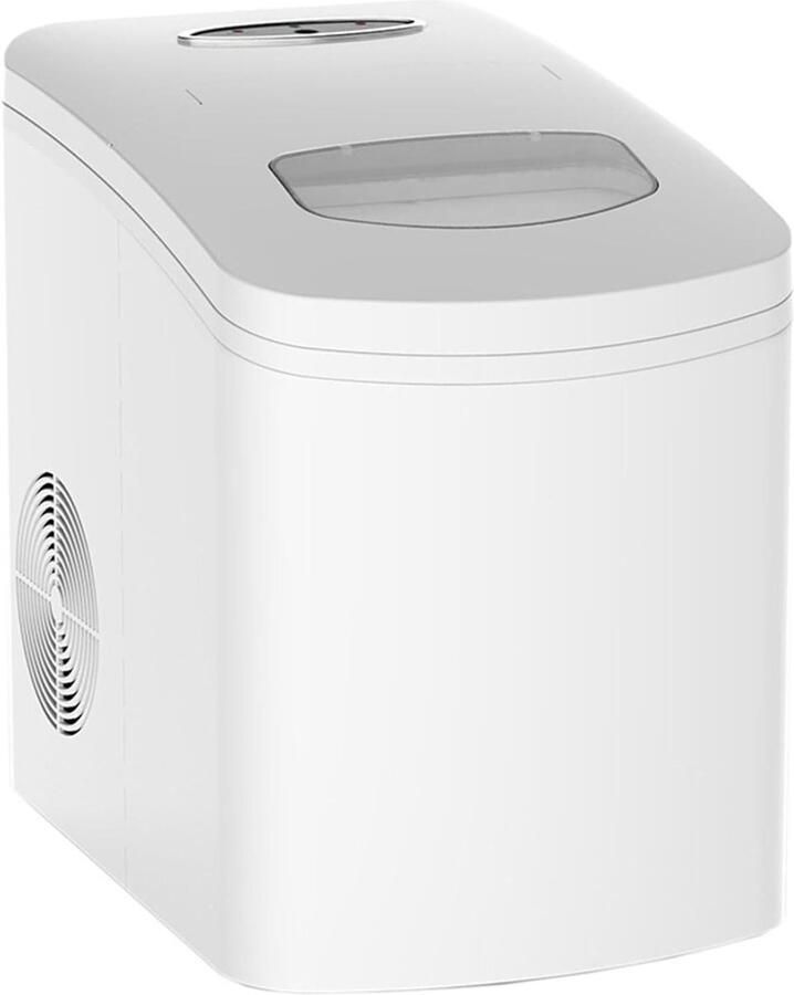 IJsblokjesmachine Aanrecht Ijsmaker Portable Snelle Drankkoeling 9 Stuks In 7 Min 26 Pond Per Dag Wit