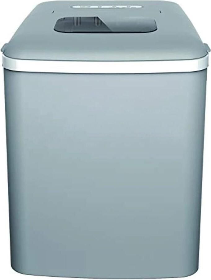 IJsblokjesmachine Aanrechtblad Draagbare ijsmaker Drankjes Koelen Drie Maten IJsblokjes 26 Lb Per Dag Zilverkleurig