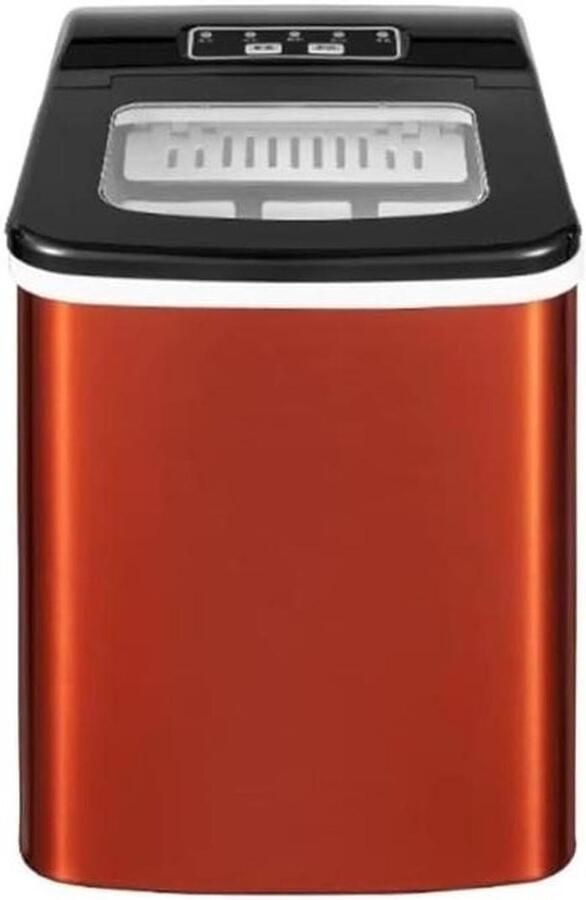 IJsblokjesmachine Automatische ijsmaker Drankjes Koelen Roestvrijstalen afwerking 28 lbs per dag Zilver