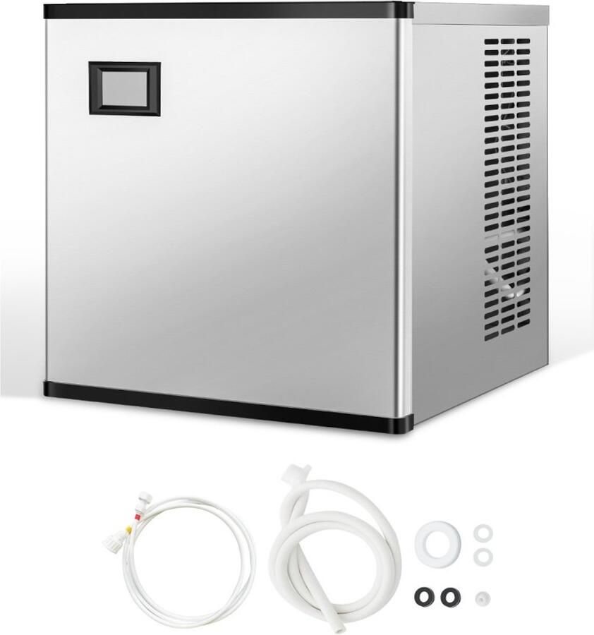 IJsblokjesmachine Commerciële IJsmachine Opzetkop (Alleen Kop) Capaciteit 227 kg dag RVS Behuizing Slim Bedieningspaneel Eénknops Reiniging