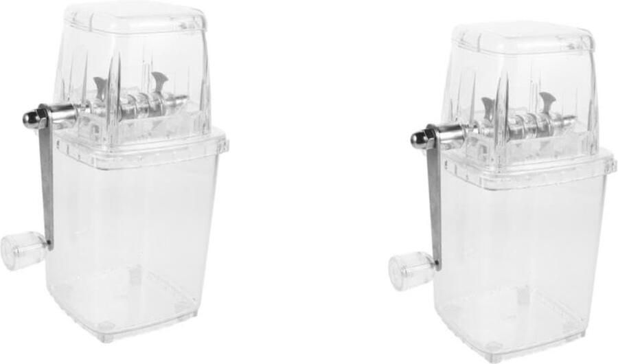 IJsblokjesmachine Gadget Crushed IJs Machine Drankjes Koelen Dubbele Punt Blender 22 x 15 x 22 cm