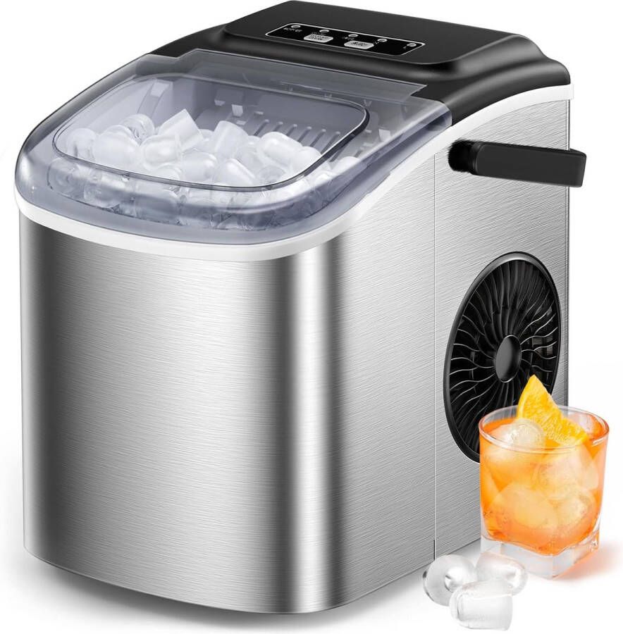 IJsblokjesmachine IJsblokjesmaker Handig op de Camping Hoge Kwaliteit 12KG Dag