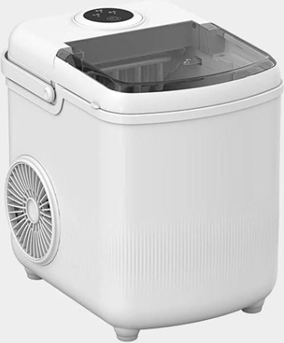 IJsblokjesmachine IJsmachine aanrecht Drankjes Koelen 9 Kogelblokjes Snel 11.42x9.06x11.81 inch Zilver